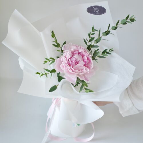 ช่อดอก Peony Luxury สีชมพู - B78