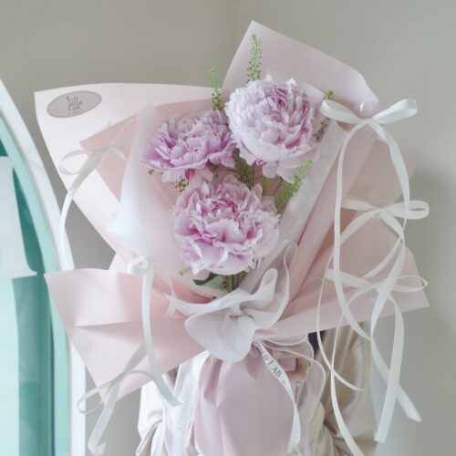ช่อดอก Peony Luxury สีชมพู - B83