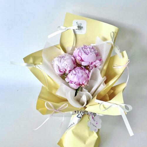 ช่อดอก Peony Luxury สีชมพู - B91