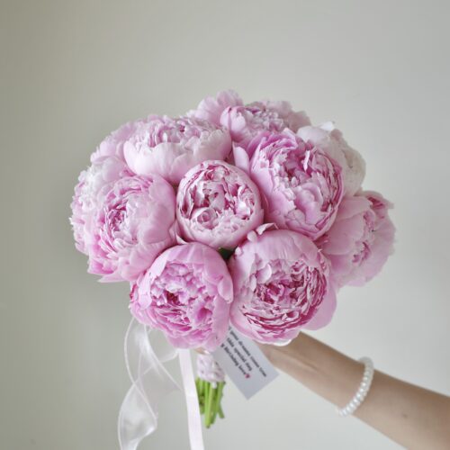 ช่อดอก Peony Luxury สีชมพู- B94