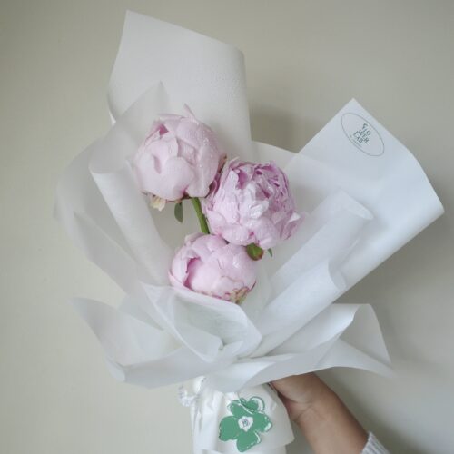 ช่อดอก Peony Luxury สีชมพู - B81
