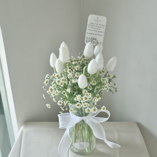Fresh Flower Vase Medium - [F-VAS-S-038]