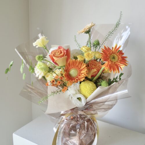 Fresh Flower Vase Wrapped - [F-VAS-M-017]